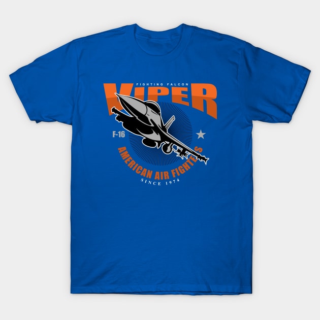 F-16 Viper Patch T-Shirt by TCP